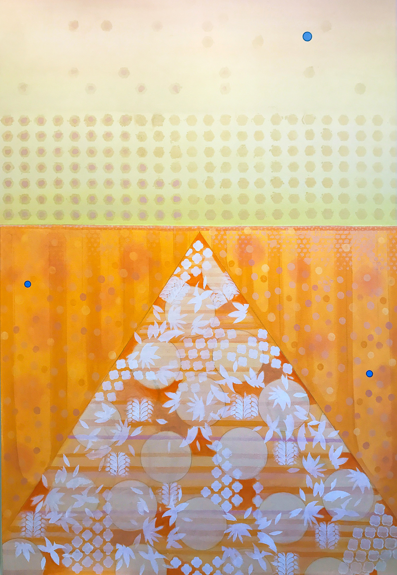 CAPTURED, 78"x54", acrylic on canvas, 2017