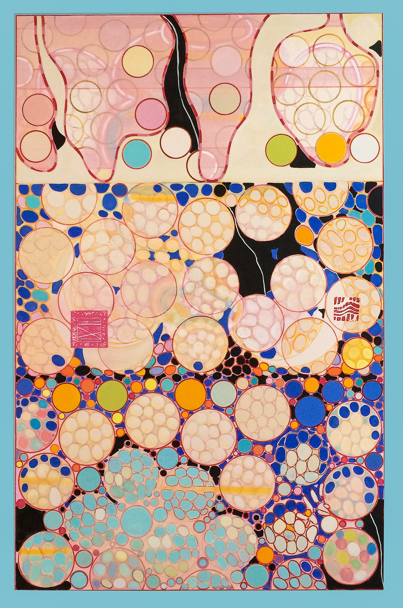 TREATMENT OPTIONS, 44" x 66", acrylic on canvas, 2015